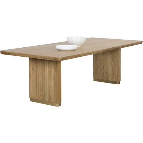 Kalla 96 X 44 inch Rustic Oak Dining Table